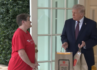 Trump Has McDonald’s DoorDashed to Oval Office to Tout ‘No Tax on Tips’ Policy