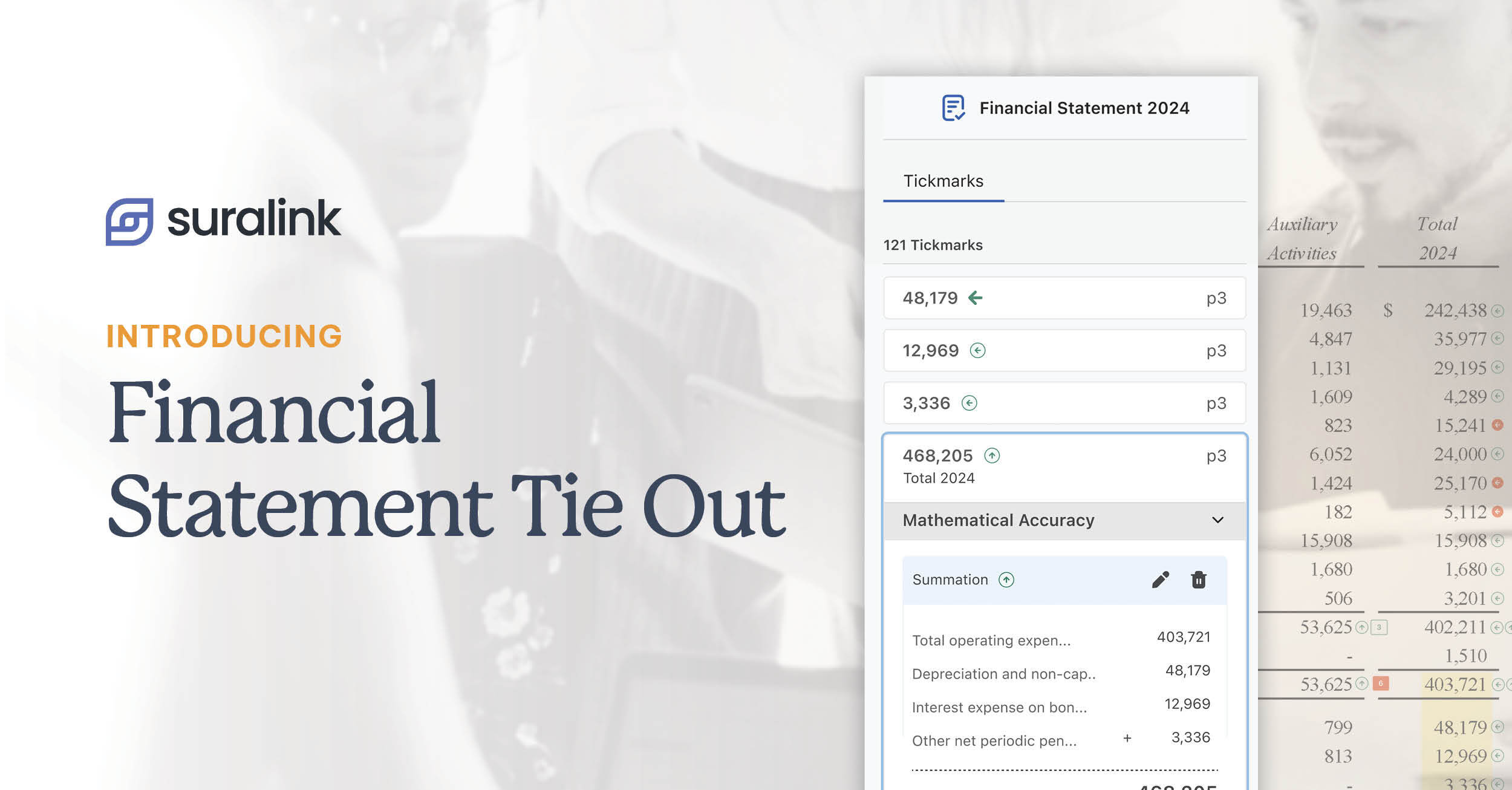 Suralink Launches Financial Statement Tie Out, Redefining the Final Mile of the Audit