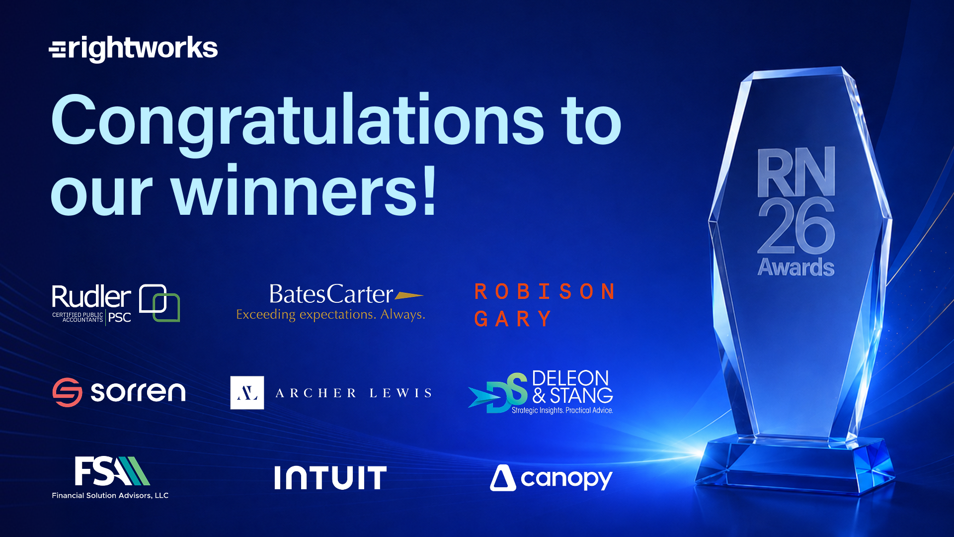 Rightworks Presents Inaugural Customer & Partner Impact Awards