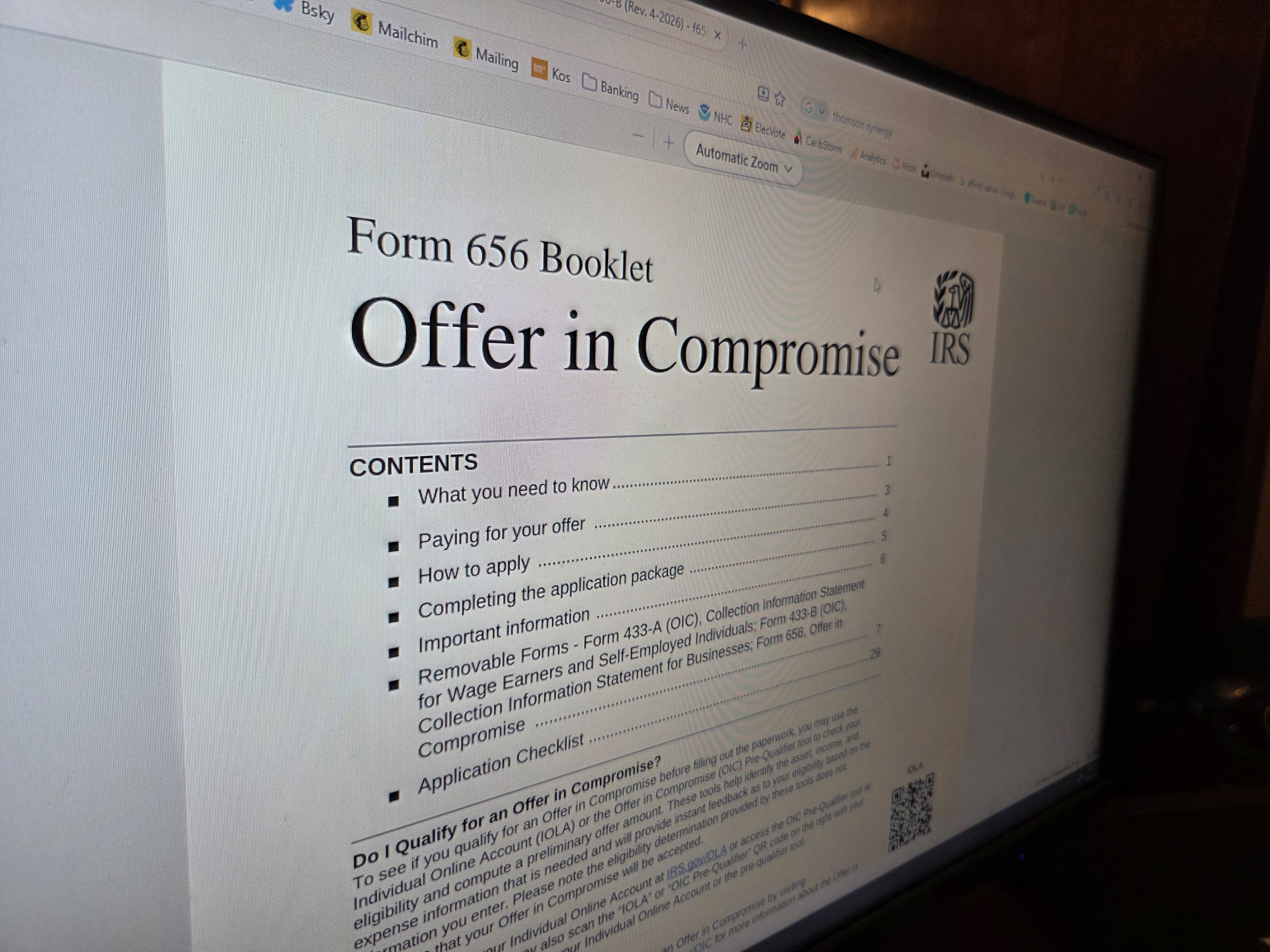 Offer in Compromise, Installment Agreement or Currently Not Collectible: Helping Clients Pick the Right IRS Path