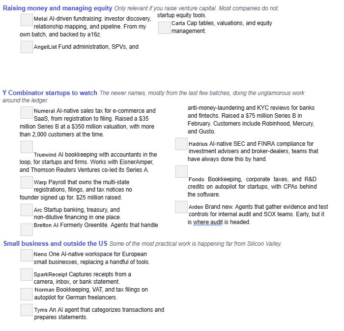 Work Order Stack The 2026 AI Finance Stack - CPA Practice Advisor