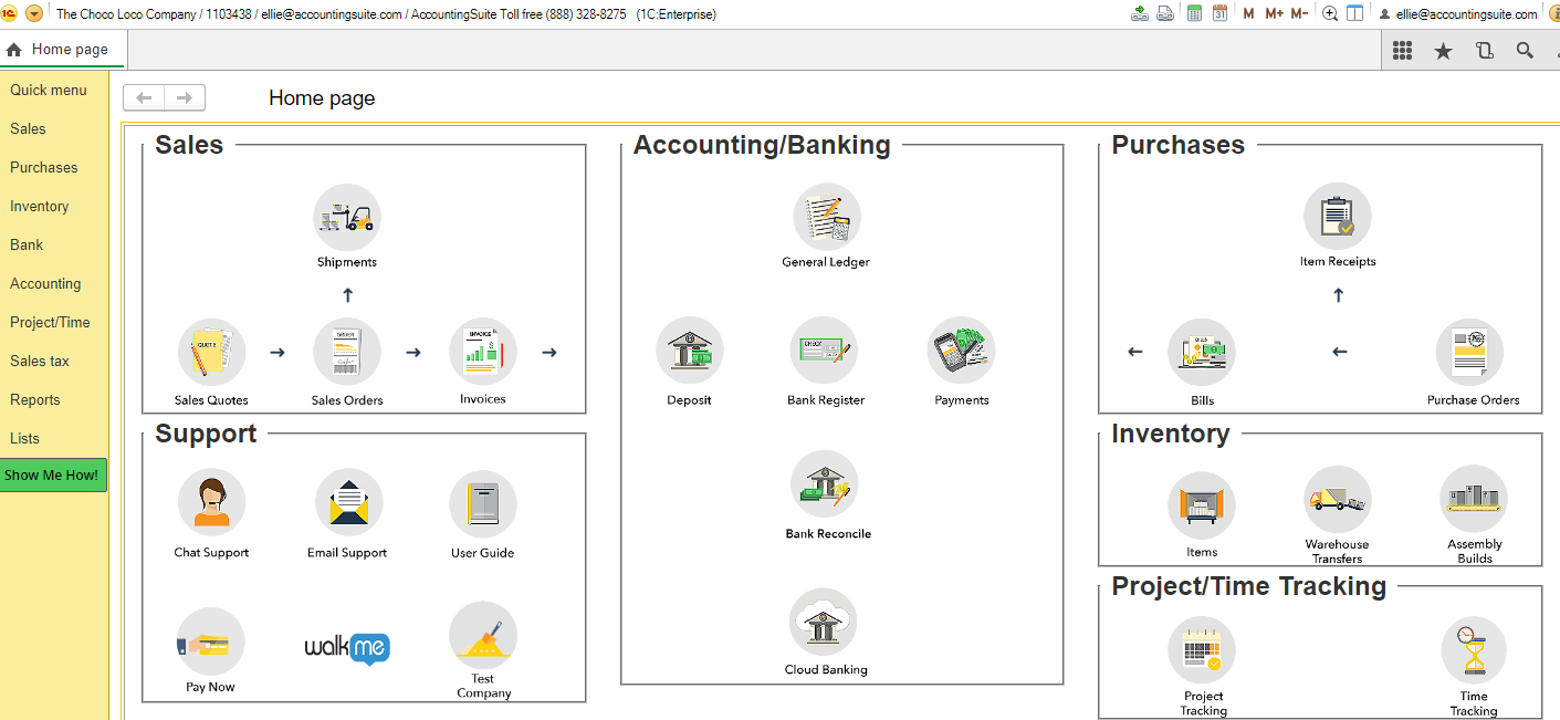 AccountingSuite Screenshot