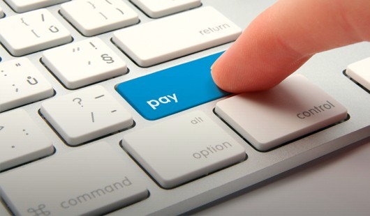Online Payment keyboard button